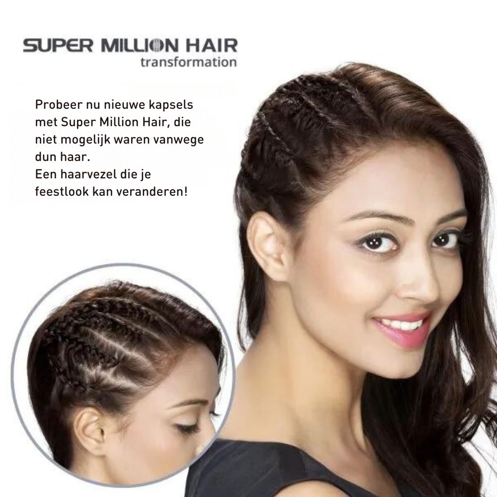 Super Million Hair Voordeelset 20 gram - kastanjebruin no 8