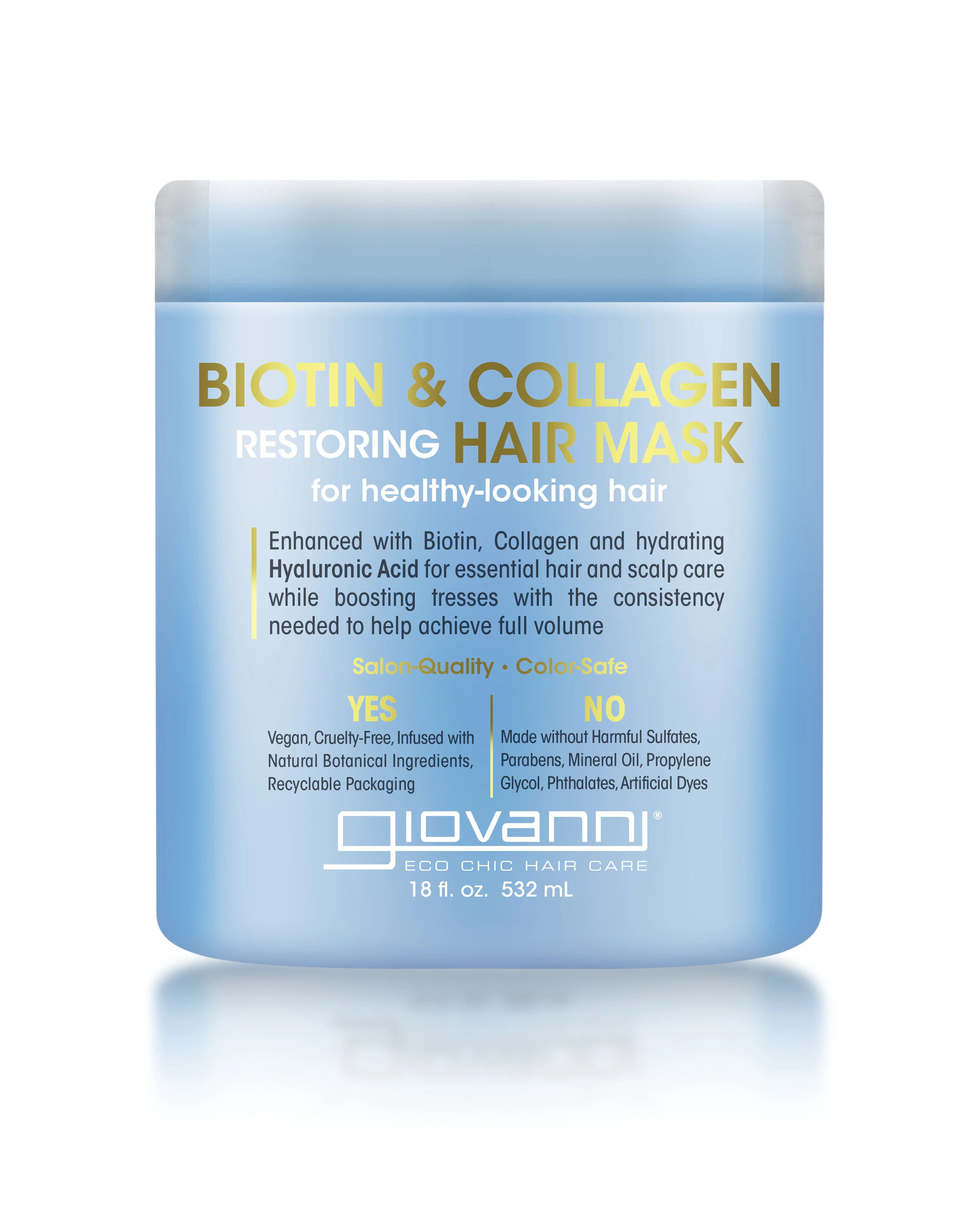 Giovanni Cosmetics - Biotin & Collagen Restoring Hair Mask