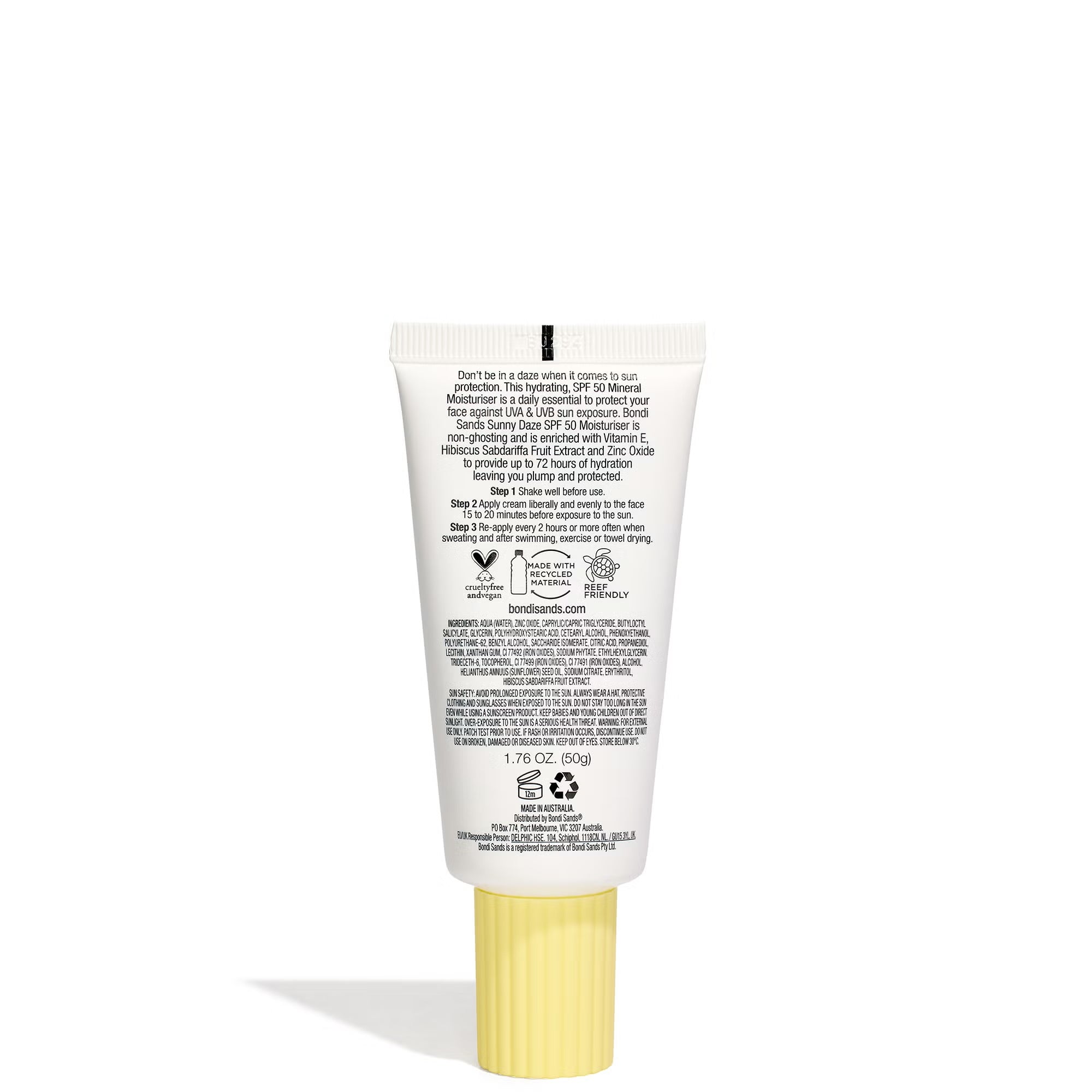 Bondi Sands Moisturiser SPF 50 Sunny Daze - 50 gr