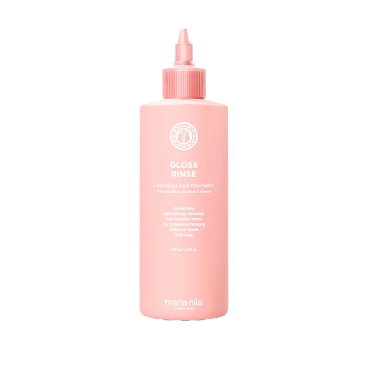 Maria Nila Gloss Rinse 200ml - high shine behandeling die in 3 minuten werkt