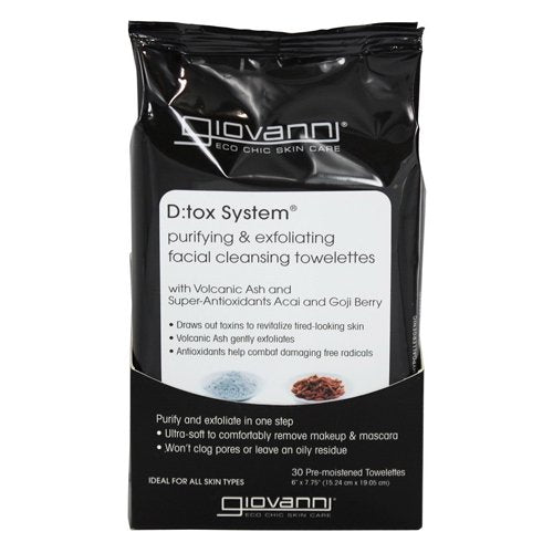 GC - Facial Cleansing Towelettes GC - D:Tox System® (Purifying & Exfoliating) 30 st