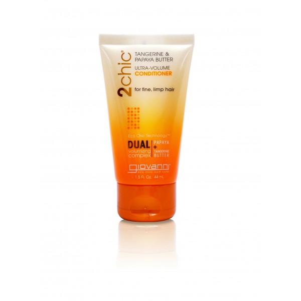 GC - 2chic® Ultra-Volume Conditioner with Tangerine & Papaya Butter 1.5 oz Travel Size 44 ml