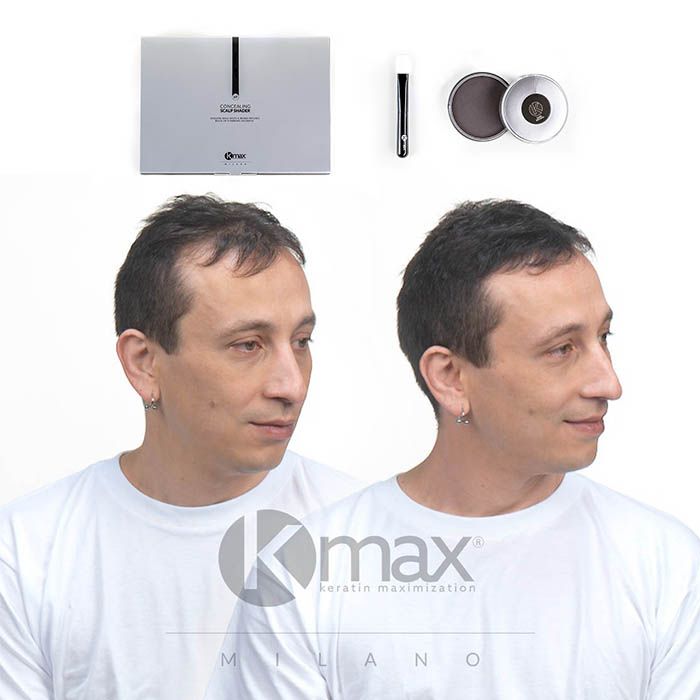 K-Max Concealing Scalp Shader 35 gram - Donkerbruin