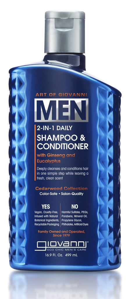 Giovanni Cosmetics - Men's 2-in-1 Daily Shampoo & Conditioner 499ml