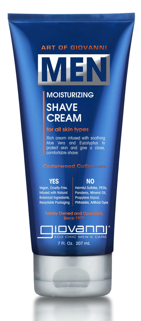 Giovanni Cosmetics - Men's Moisturizing Shave Cream 207ml