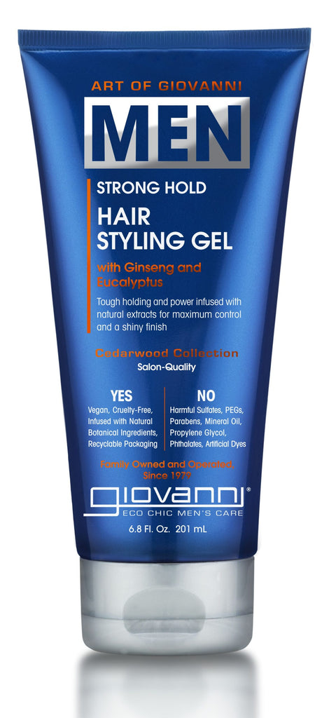 Giovanni Cosmetics - Men's Strong Hold Hair Styling Gel 201ml