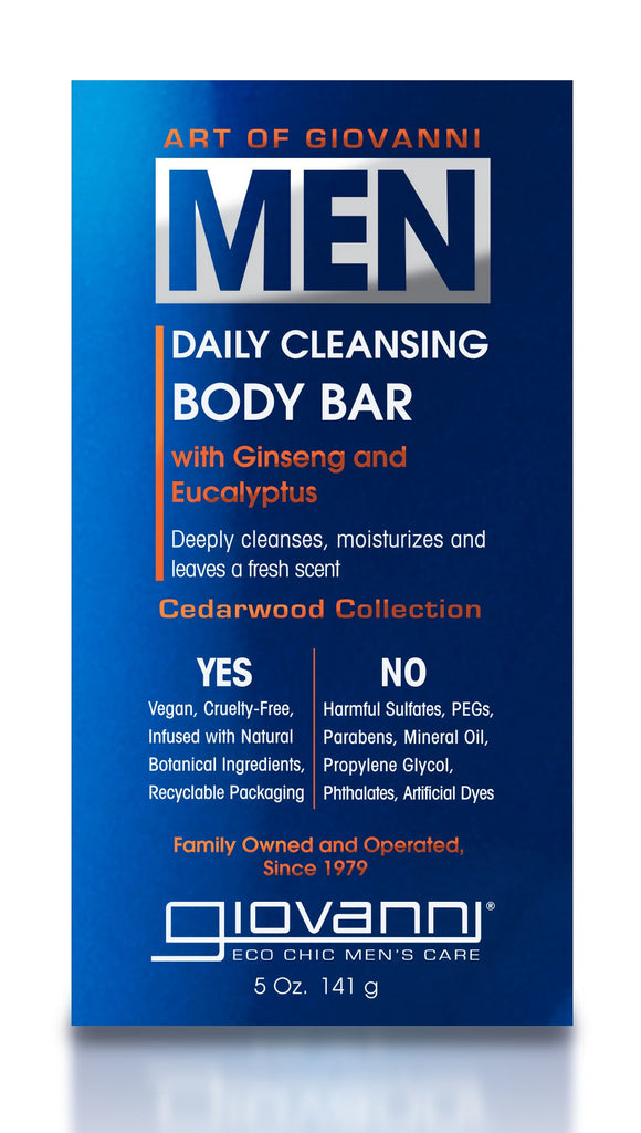 Giovanni Cosmetics - Men's Daily Cleansing Body Bar 141 gram