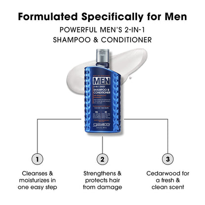 Giovanni Cosmetics - Men's 2-in-1 Daily Shampoo & Conditioner 499ml