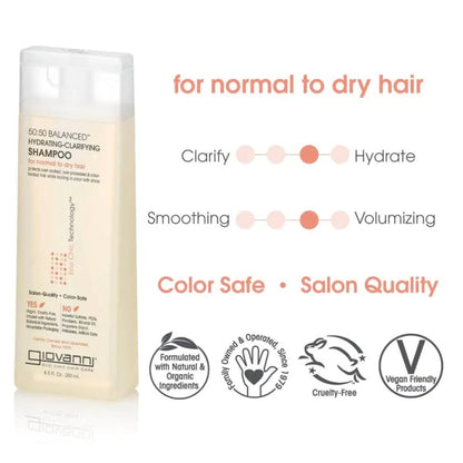 Giovanni Cosmetics - 50/50 Balanced Hydrating-Clarifying Shampoo