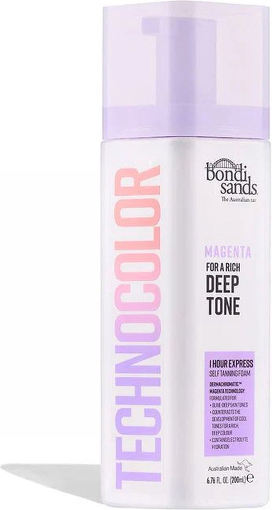 Bondi Sands Technocolor 1 Hour Express Self Tanning Foam - Magenta- 200ml