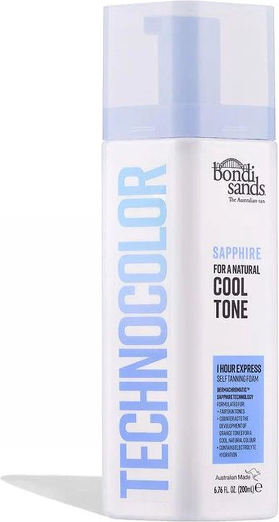 Bondi Sands Technocolor 1 Hour Express Self Tanning Foam - Sapphire- 200ml