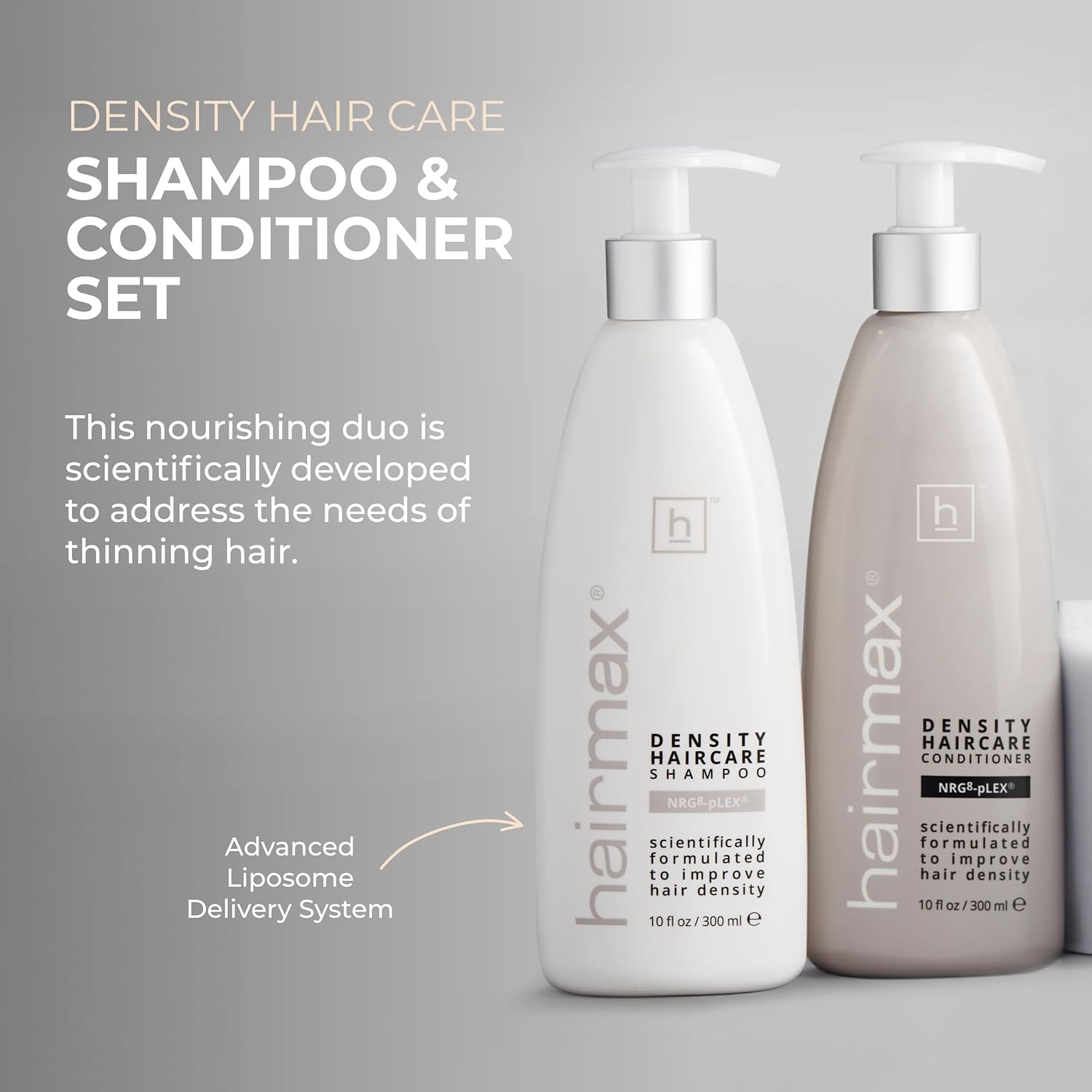 HairMax Density Hair Care Set (Shampoo + Conditioner)