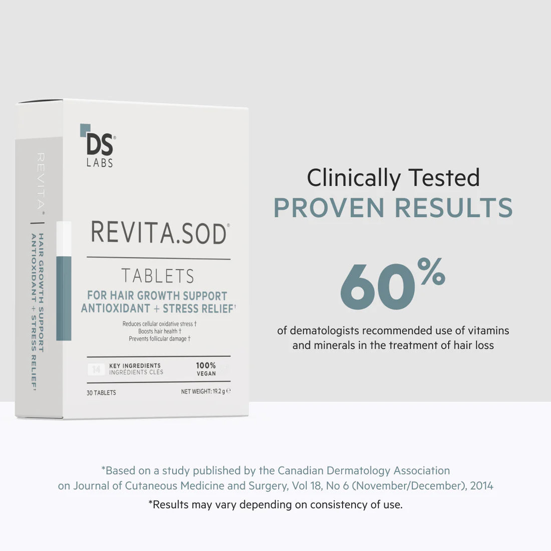 DS Laboratories Revita.SOD Haar Tabletten (30 stuks)