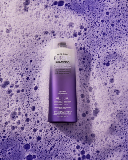 Giovanni Cosmetics - Color Chic Purple Shampoo - 399 ml