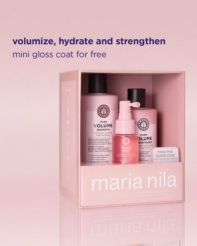 Maria Nila Pure Volume Beauty Box met mini Gloss Coat