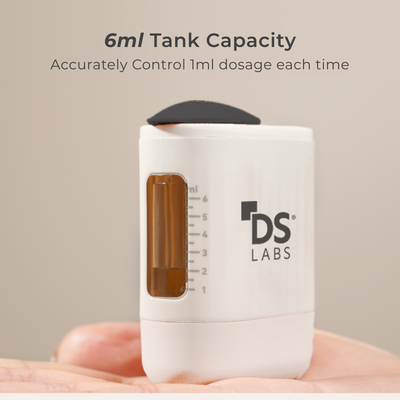 DS Labs Scalp Activator met vloeistofreservoir en schaalverdeling