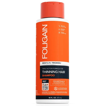 FOLIGAIN Hair Care set Man- Shampoo + Conditioner - (2x 473 ml)