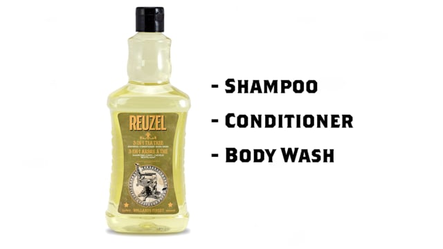 Reuzel - 3-N-1 Tea Tree Shampoo - Conditioner & Body Wash