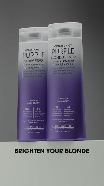 Giovanni Cosmetics - Color Chic Purple Shampoo - 399 ml