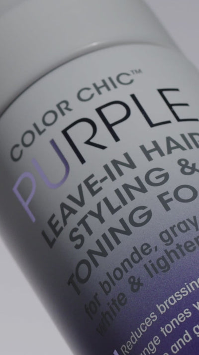 Giovanni Cosmetics - Color Chic Purple Leave-In Hair Styling & Toning Foam - 207ml