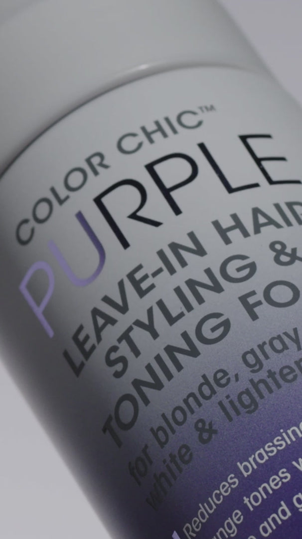 Giovanni Cosmetics - Color Chic Purple Leave-In Hair Styling & Toning Foam - 207ml