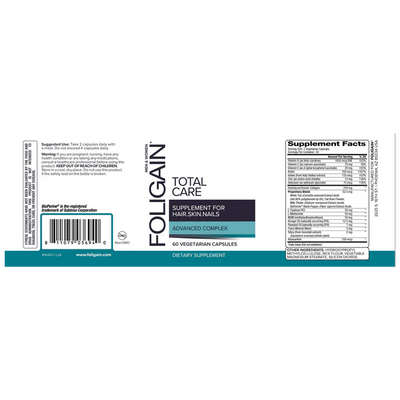 Foligain Total Care - Haar Huid Nagels Supplement Vitaminen (60 st.)