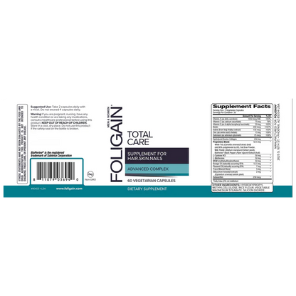 Foligain Total Care - Haar Huid Nagels Supplement Vitaminen (60 st.)