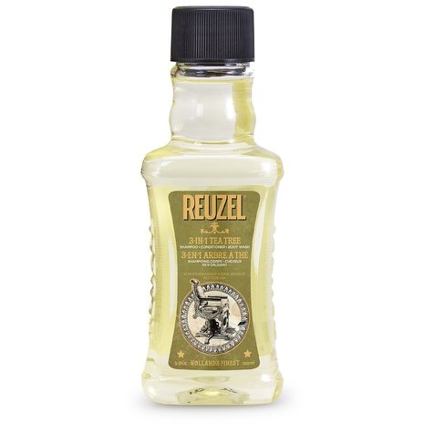 Reuzel 3-N-1 Tea Tree Shampoo, Conditioner, Body Wash - 350 ml