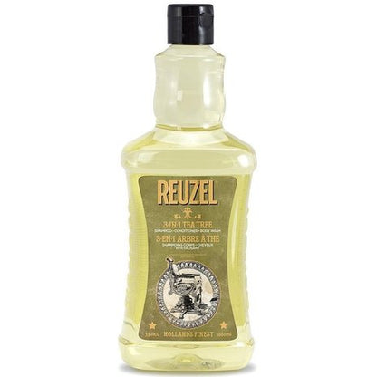 Reuzel - 3-N-1 Tea Tree Shampoo - Conditioner & Body Wash