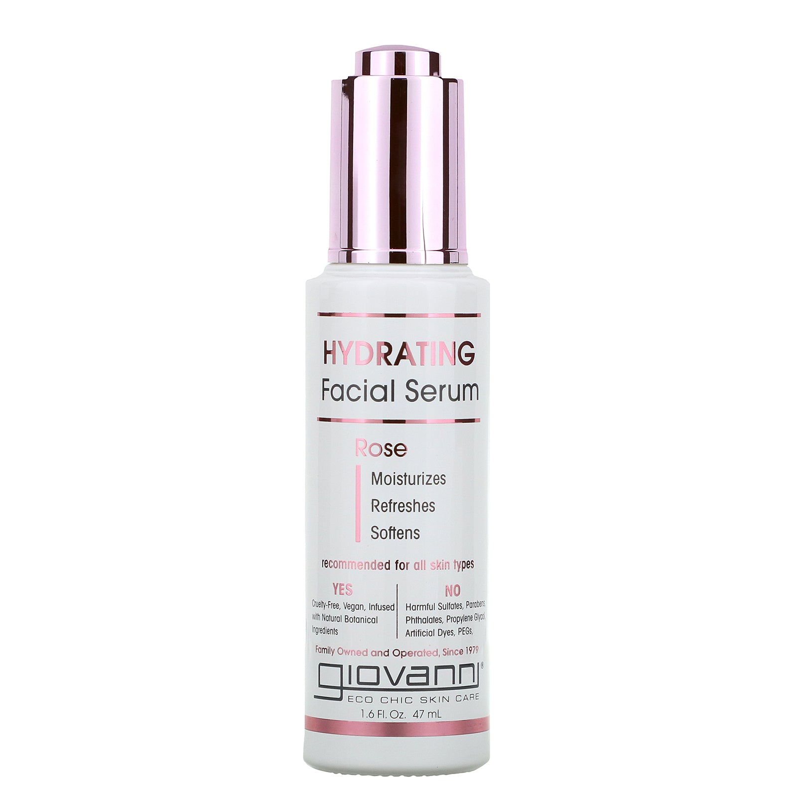 Giovanni Cosmetics - Hydrating Facial Serum - Rose 47 ml