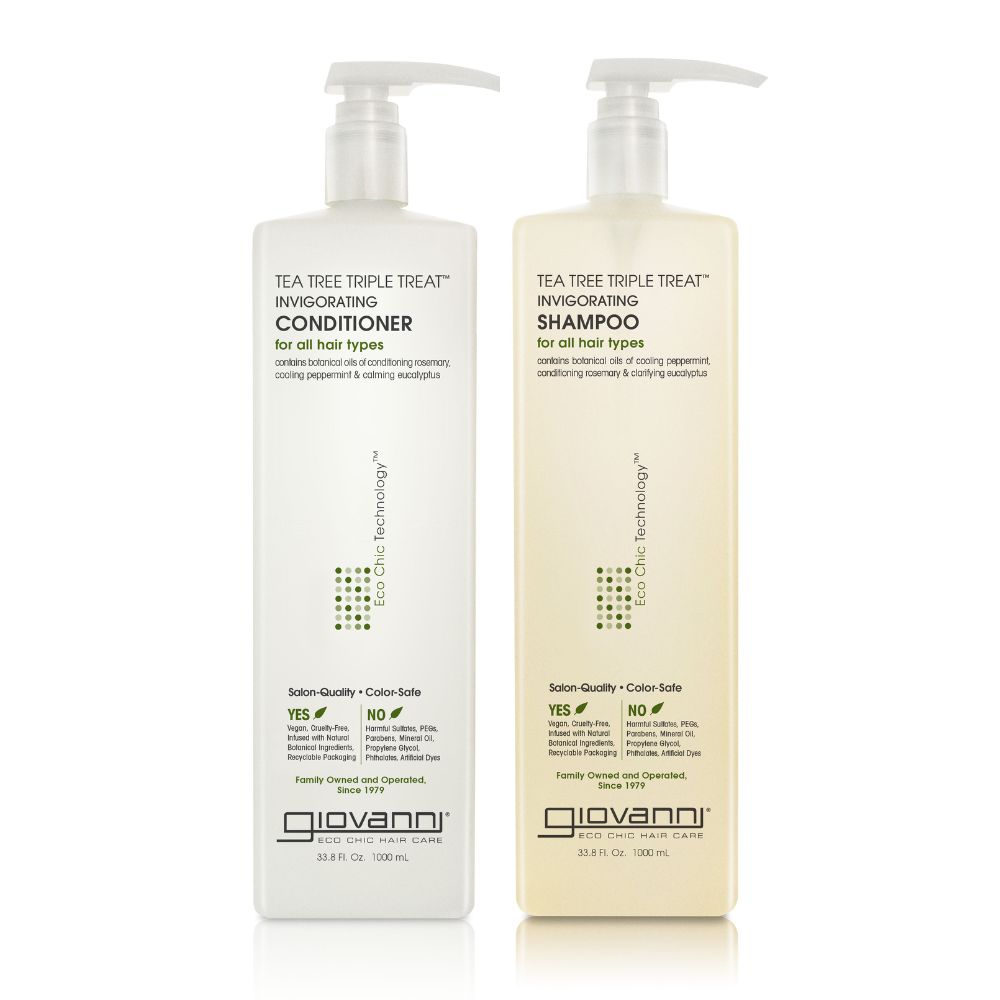 Giovanni Cosmetics - Tea Tree Hair Care Set - Shampoo & Conditioner