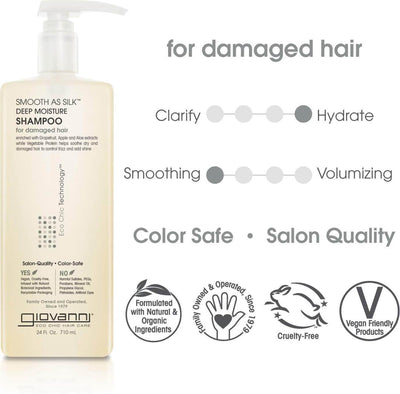 GC - Smooth as Silk Value Size Set - Shampoo + Conditioner 2x 710 ml