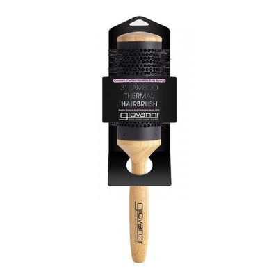 Giovanni Cosmetics - 3" Bamboo Thermal Hairbrush Ceramic-Coated Barrel
