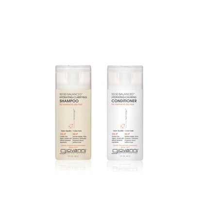 Giovanni Cosmetics - 50:50 Balanced Hair Care Set - Shampoo & Conditioner voor normaal tot droog haar