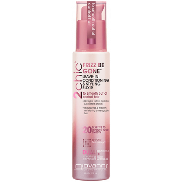 Giovanni Cosmetics - 2chic® - Frizz Be Gone Shea Butter & Sweet Almond Oil Leave-In Conditioner and Styling Elixir 118 ml