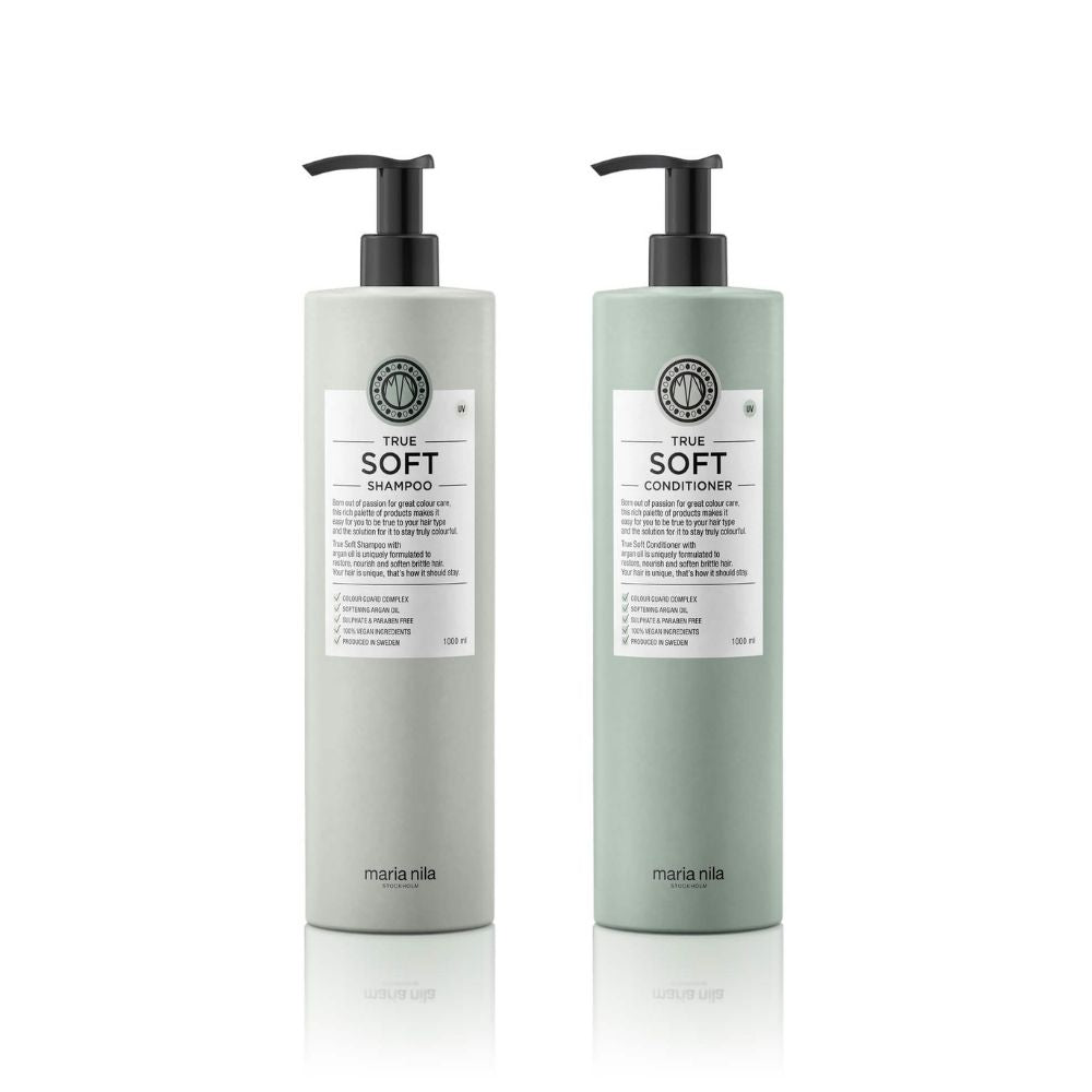 Maria Nila True Soft XL Care Set (Shampoo + Conditioner)