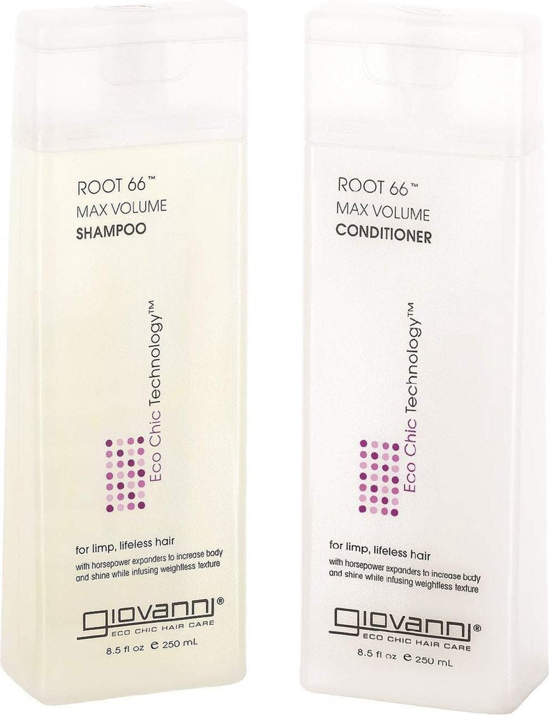 Giovanni Cosmetics Root 66 Hair Care Set - Shampoo & Conditioner voor slap, dun, futloos haar