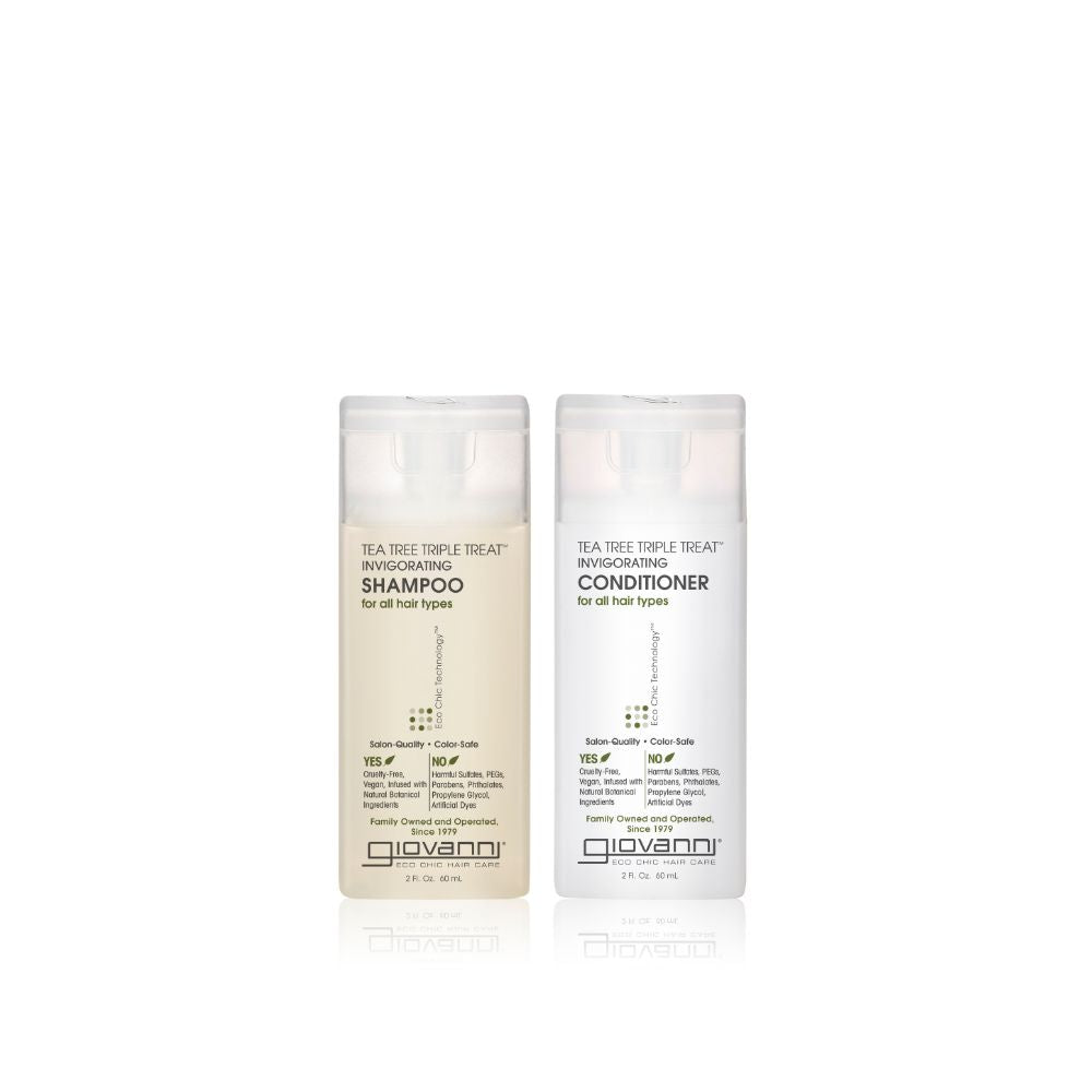 Giovanni Cosmetics - Tea Tree Hair Care Set - Shampoo & Conditioner