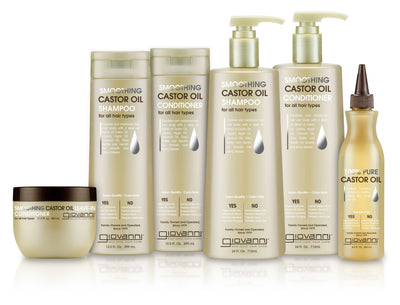 Giovanni Cosmetics - Smoothing Castor Oil Leave-In Conditioner - 340 ml