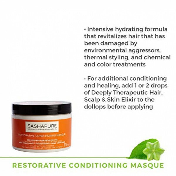 Sashapure Restorative Conditioning Masque 227 gr