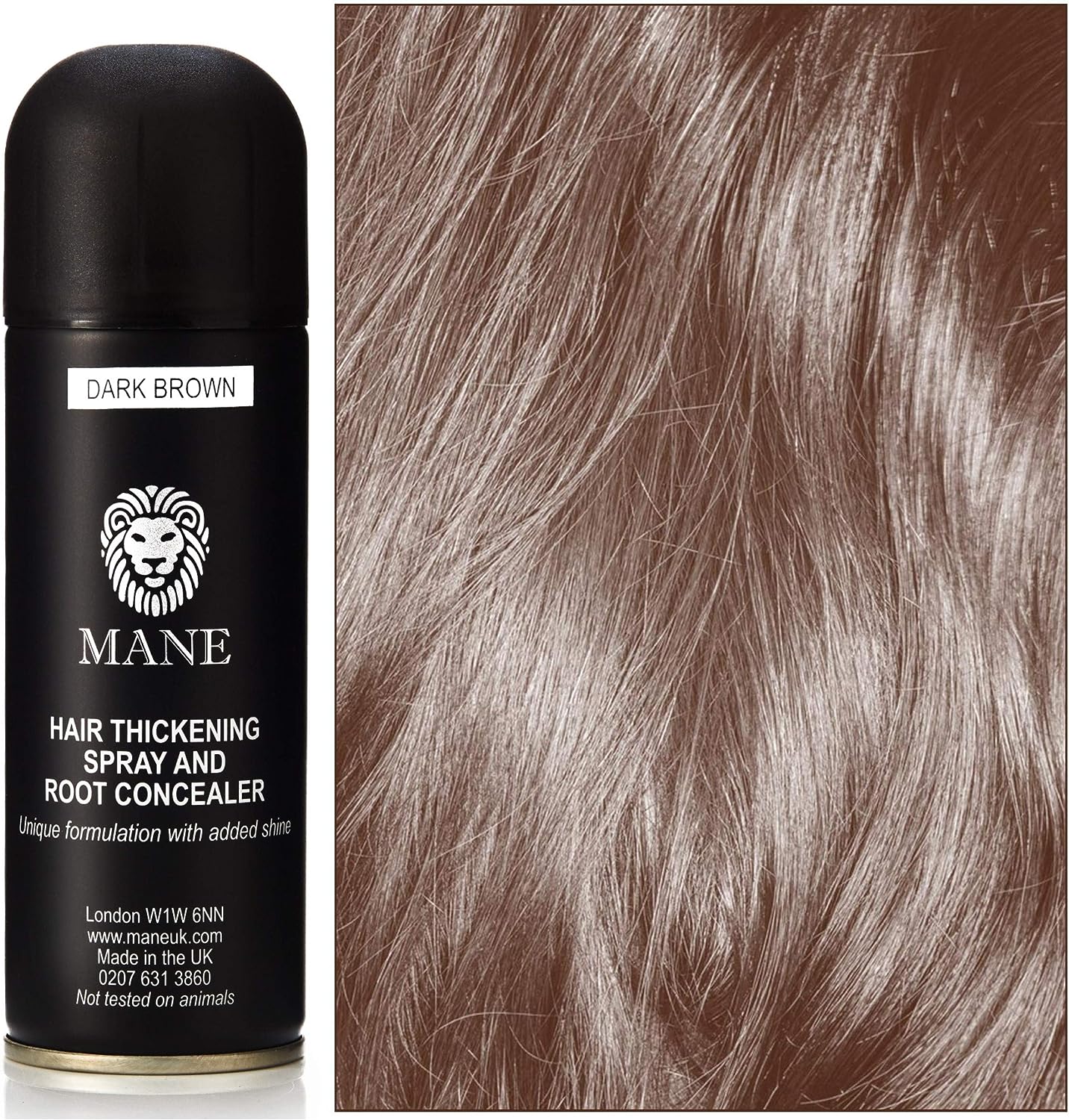 Mane Hair Thickening Spray & Root Concealer  200ml