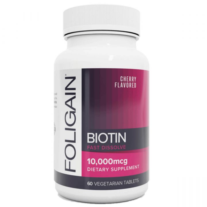 Foligain snel oplossend Biotine supplement 10.000 MCG