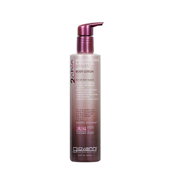 Giovanni Cosmetics - 2chic® - Ultra-Sleek Body Lotion with Brazilian Keratin & Argan Oil 250 ml