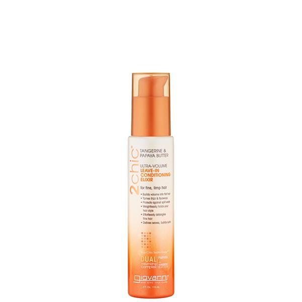 Giovanni Cosmetics - 2chic® - Ultra-Volume Leave-In Conditioning & Styling Elixir with Tangerine & Papaya Butter 118 ml