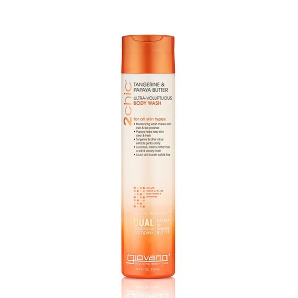 Giovanni Cosmetics - 2chic® - Ultra-Voluptuous Body Wash with Tangerine & Papaya Butter 310 ml