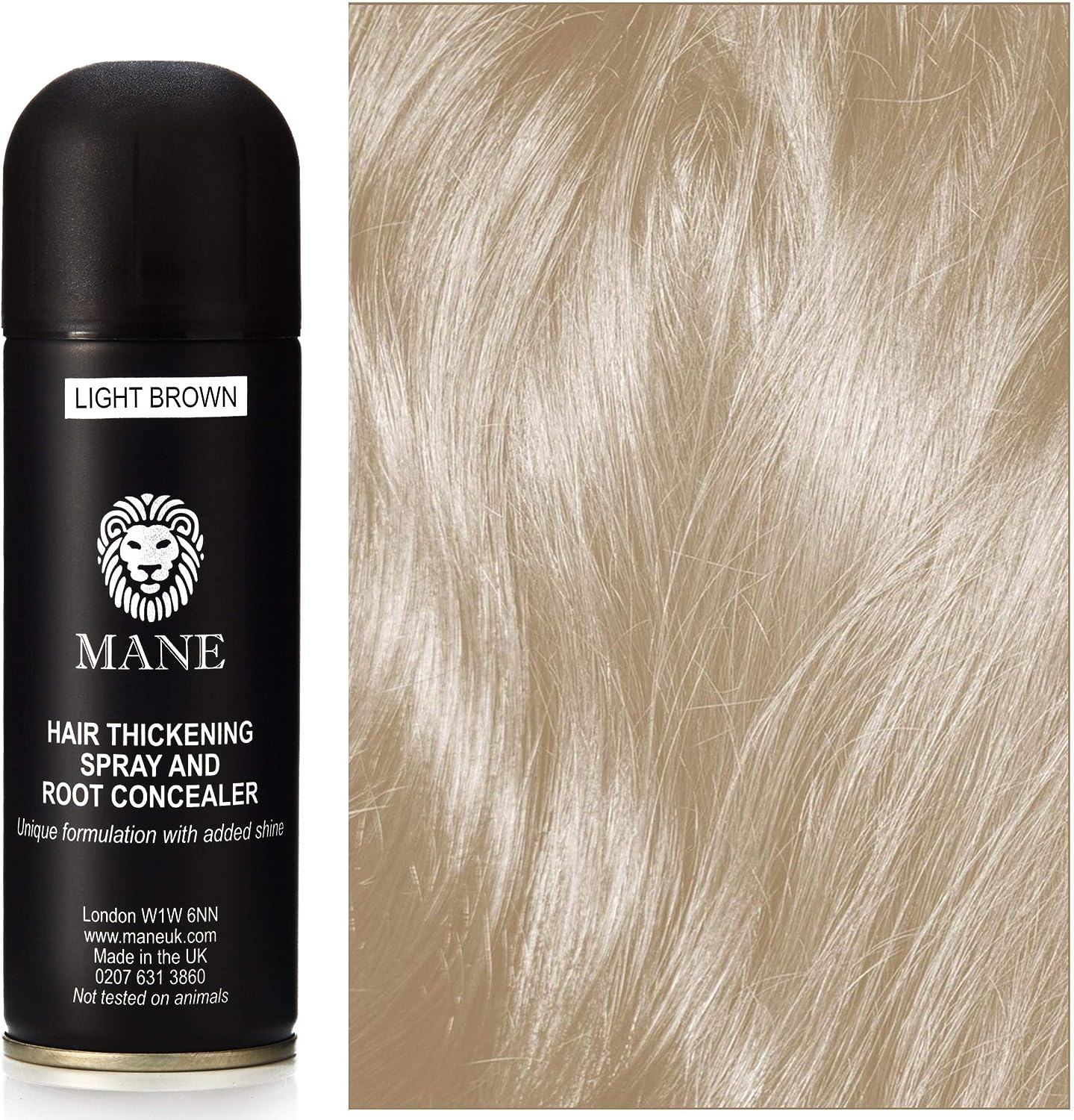 Mane Hair Thickening Spray & Root Concealer Travelversie 100ml